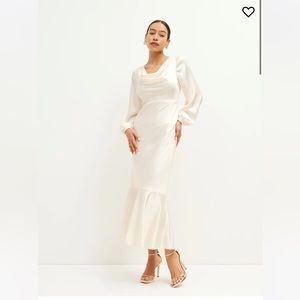 REFORMATION — LAZARO SATIN DRESS (NWT)